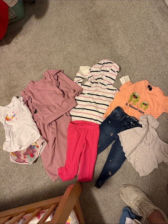 Crewcuts Other - 2t Girls Mixed Clothing Lot - Pink, White, Peach, Blue